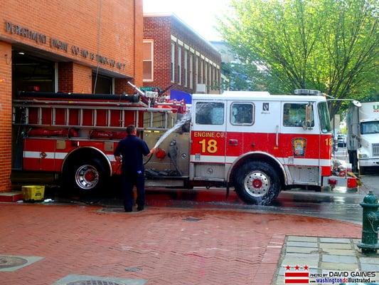 Engine Company 18 on Capitol Hill in Washington DC.