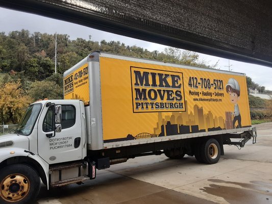 Our 26 foot truck accommodates most 3 bedroom homes- good for out of state moves as well.