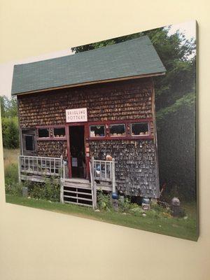 Such a cool pottery shed that I had the picture put on canvas for my wall. This photo was taken about 10 years ago.