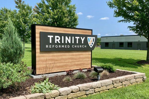 We are Trinity Reformed Church. Welcome!