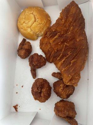 $12 + delivery.   Fried Fish Meal Deal  Fried Shrimp Meal Deal