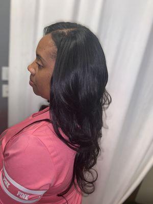 Weave sew in and extensions