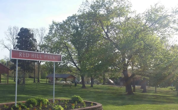 The sign along Graber Alley