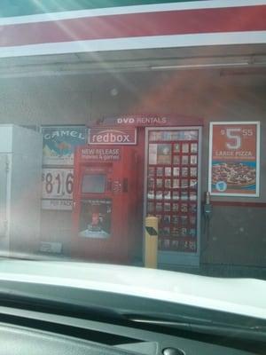 Redbox in front of store