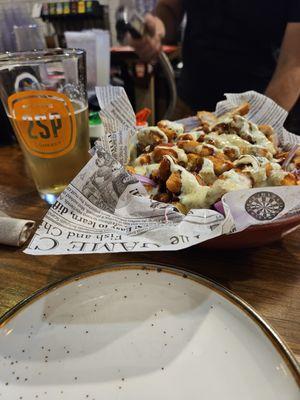 Happy Hour Tendies Pile Tots with a Pony Boi!