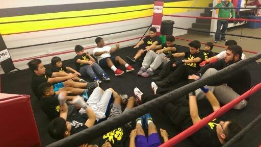 Boxing Youth Class.