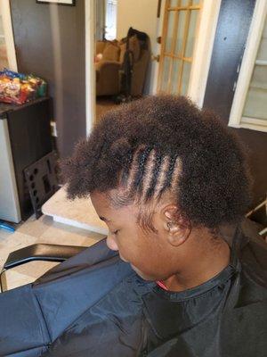 Quick little natural style for any kids ages 12 and under