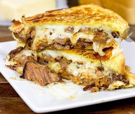 Brisket Grilled cheese