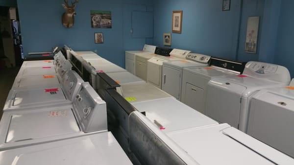 Washers and dryers 5yr labor warranty