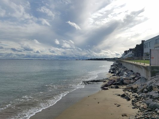 I'm like rocky. I keep fighting. And this beach is, like, rocky, too