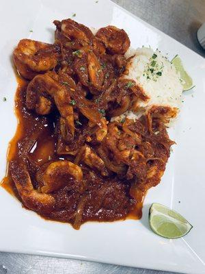 Camarones a la Diabla