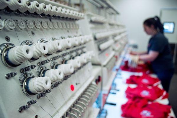 All Embroidered Machinery is maintained regularly to ensure the best production performance