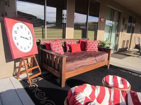 Outdoor Daybed by Custom Cuts