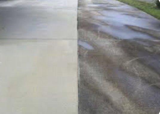 Driveway cleaning