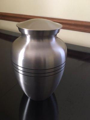 Urn that Restore Life delivered to my family in person. Thank you for the Great Service.