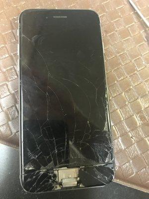 broken iPhone before repair