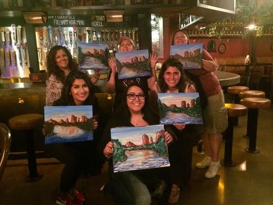 Paint Party and Wine, Gilbert,  AZ, http://www.paintpartyandwine.com