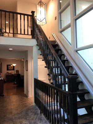 Custom railing and steps