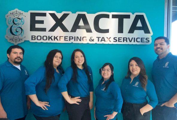 Our Exacta South Austin Team. We are ready to help you with your personal and business taxes! Give us a call today 512-991-0000