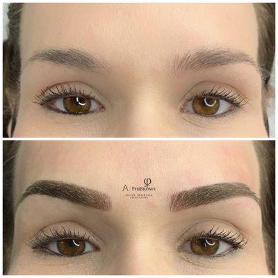 Combination Brows (microshading)