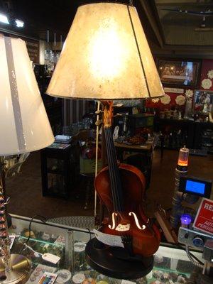 This one is spectacular - a lamp and a blue tooth speaker!