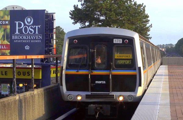 MARTA Brookhaven - Oglethorpe University Transit Station 19 miles to the south of Exceptional Dentistry at Johns Creek Judson T. Connell, DM