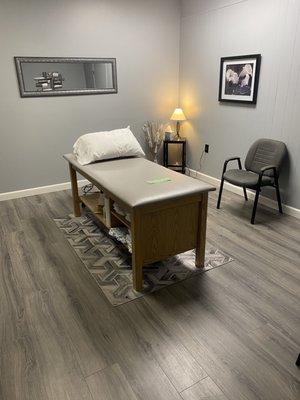 One of our private treatment rooms.