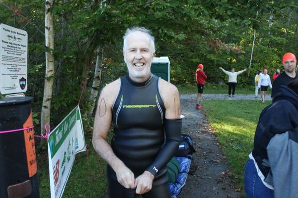 Dr. Tyks at Lake George Triathlon 2013