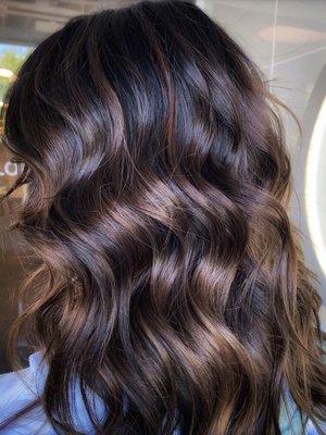 Chocolate truffle balayage