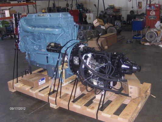 Detroit 60 Series Engine with Allison HT750DR. Complete package for Madill Yarder!