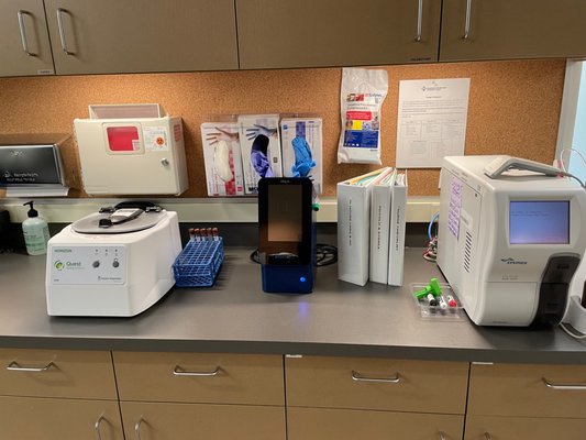 Lab testing at AFC Ballantyne