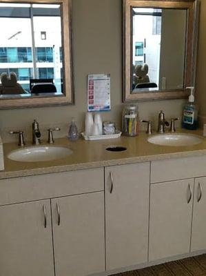 Just in case you forget to brush your teeth before your appointment, we have toothbrushes and mouthwash for you!