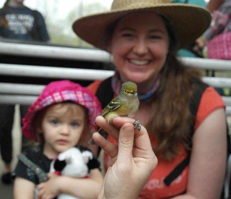 Join us for monthly bird banding sessions the 3rd Saturday of every month from 8 am - noon! See birds up close, learn about science!