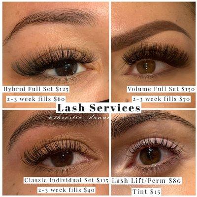 Lash Service Pricing