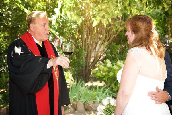 Love Rev.Ellsworth. Our wedding ceremony and venue exceeded our expectations.   Do not hesitate to be married in Napa by the best!