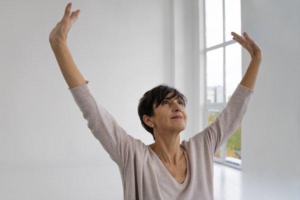 Tai Chi or Qi Gong exercises combine movement with meditation at home to retain balance and wellbeing.