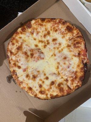 Personal cheese pizza