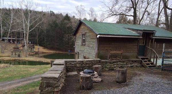 The Cottage and fire pit