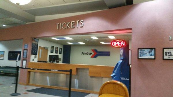 Ticket counter