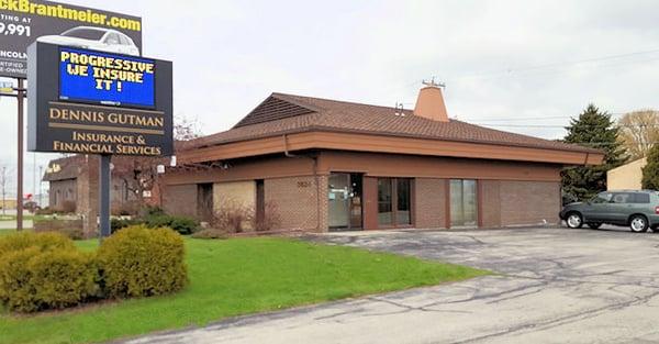 Our Office next to Friar Tuck's in Manitowoc, Wisconsin