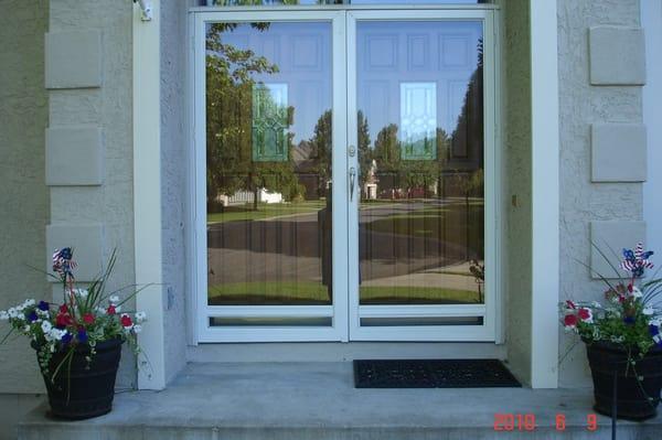 COLUMBIA FRENCH STORM DOORS