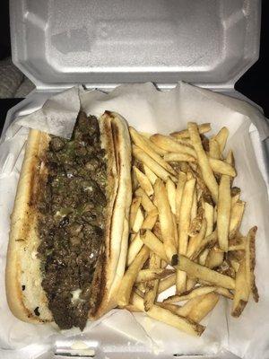 Tuesday Special - Philly Cheesesteak (minus the onions)