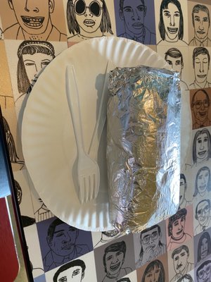 Burrito size