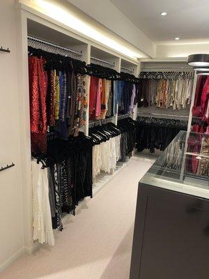 After photo of master closet.