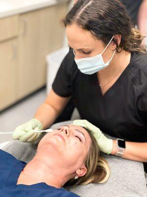 A chemical peel is a treatment used to improve the appearance and feel of the skin.