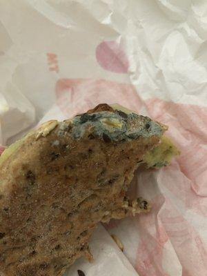 This is not okay, I bought a sandwich just realized there was mold on the sandwich!  Totally gross out