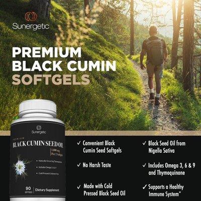 Sunergetic Products - Premium Black Cumin Softgels