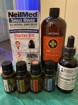 Products I carry to help your immune system during the flu season.