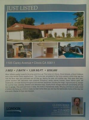 Great opportunity to own in Clovis.