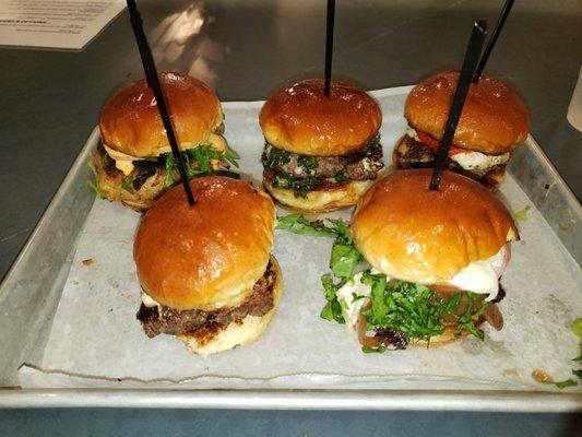 Serendipity House pop up at the Signature Table in Fishers Test Kitchen.  Mini Burger Sampler.  #yum #ReviewsByRL